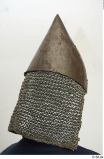 Photos Medieval Knight Plate Helmet 3 Helmet with chainmail army…